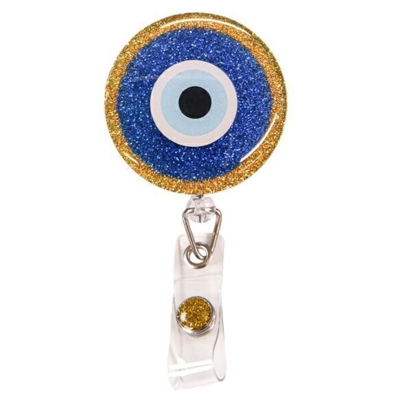 NWT Simply Southern Eye Ball Badge Reel - Picture 1 of 4